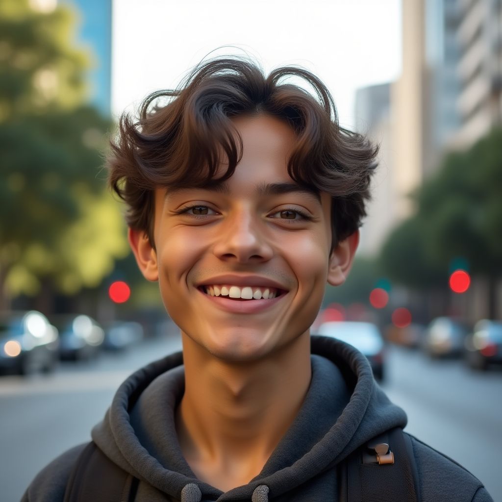 Adolescente emprendedor de Buenos Aires